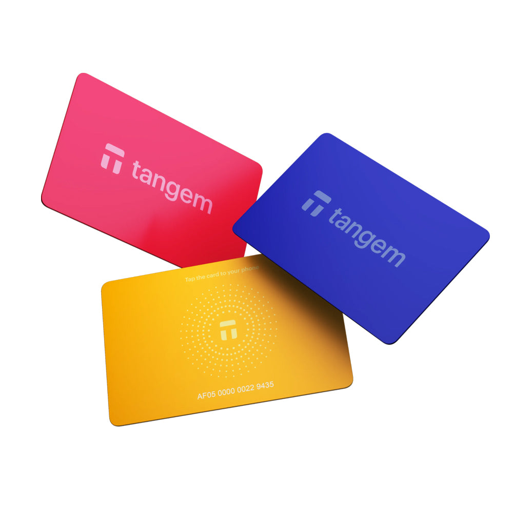 Tangem 2.0 Crypto Wallet 3 Cards Set
